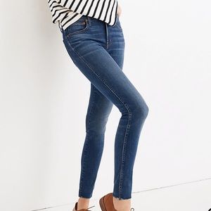 Madewell 9” High-Rise Skinny Raw-Hem Jean NWT